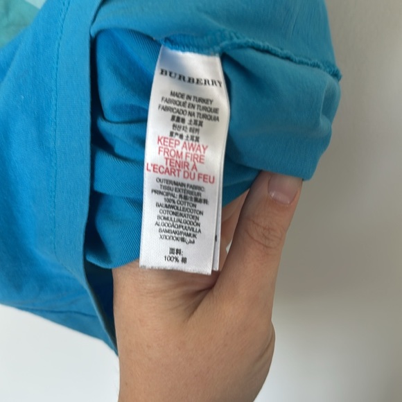 Burberry Boys' Check Pocket Tee - Little Kid size 4Y - Picture 6 of 6